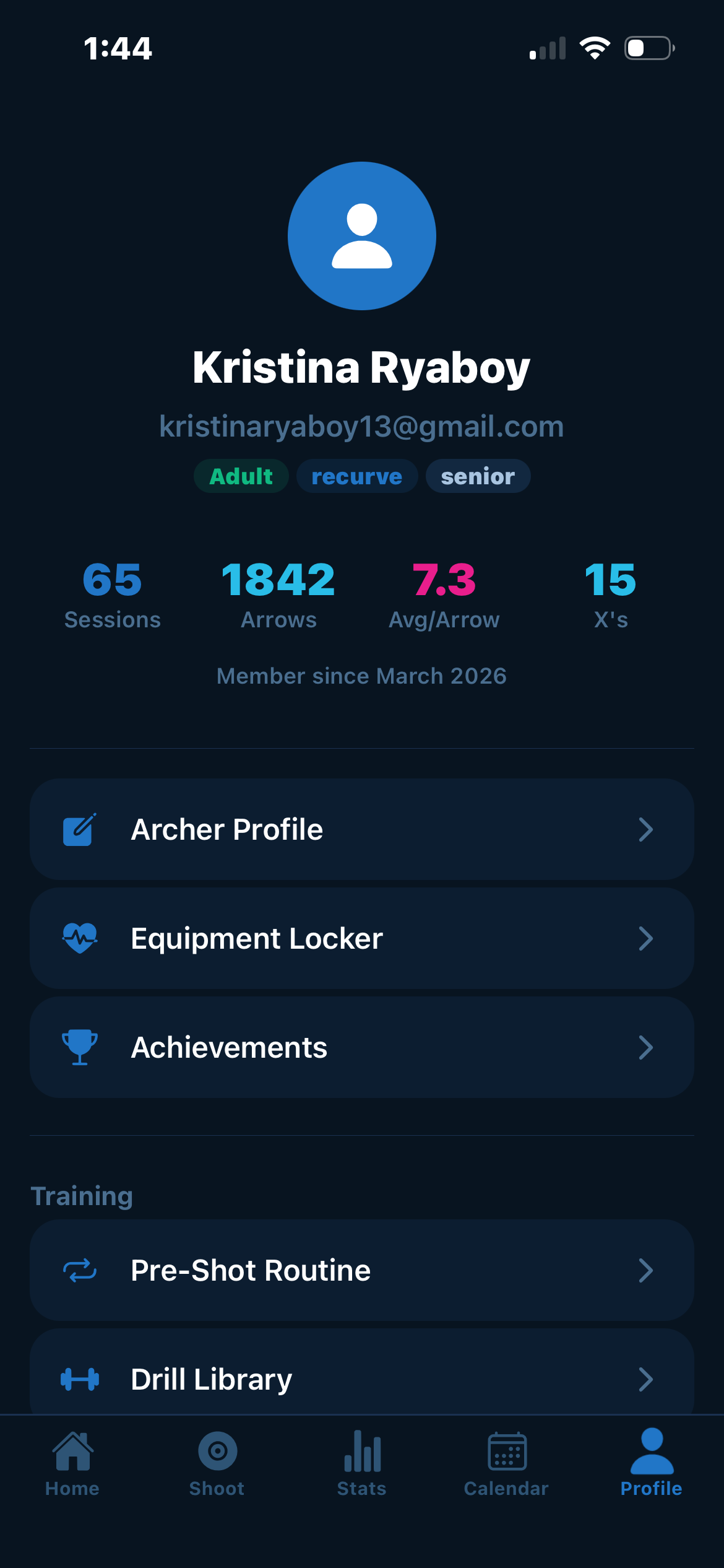 Arcus — Archer profile